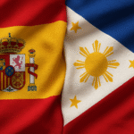 spanish and phillipines flag