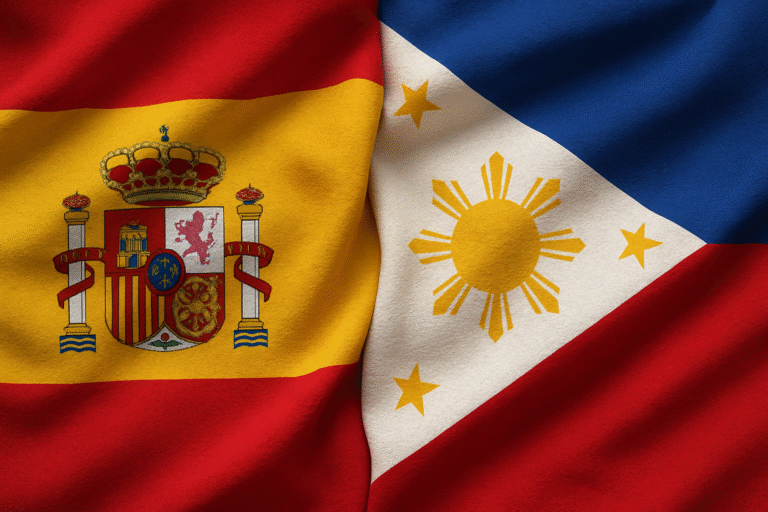spanish and phillipines flag