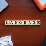 Image with the word language in the middle