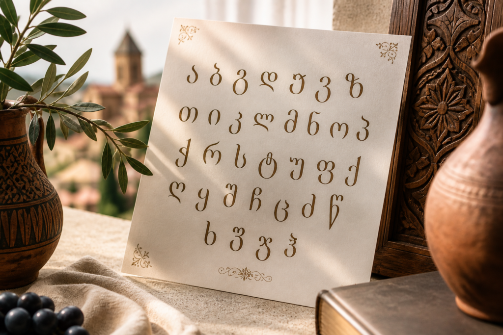 Georgian alphabet